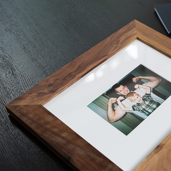 Wide Solid Walnut Wood Custom Frame Framebridge